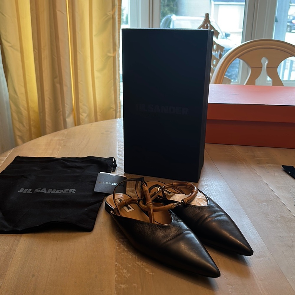 Jil Sander Mules, Ballerina size 40, Black